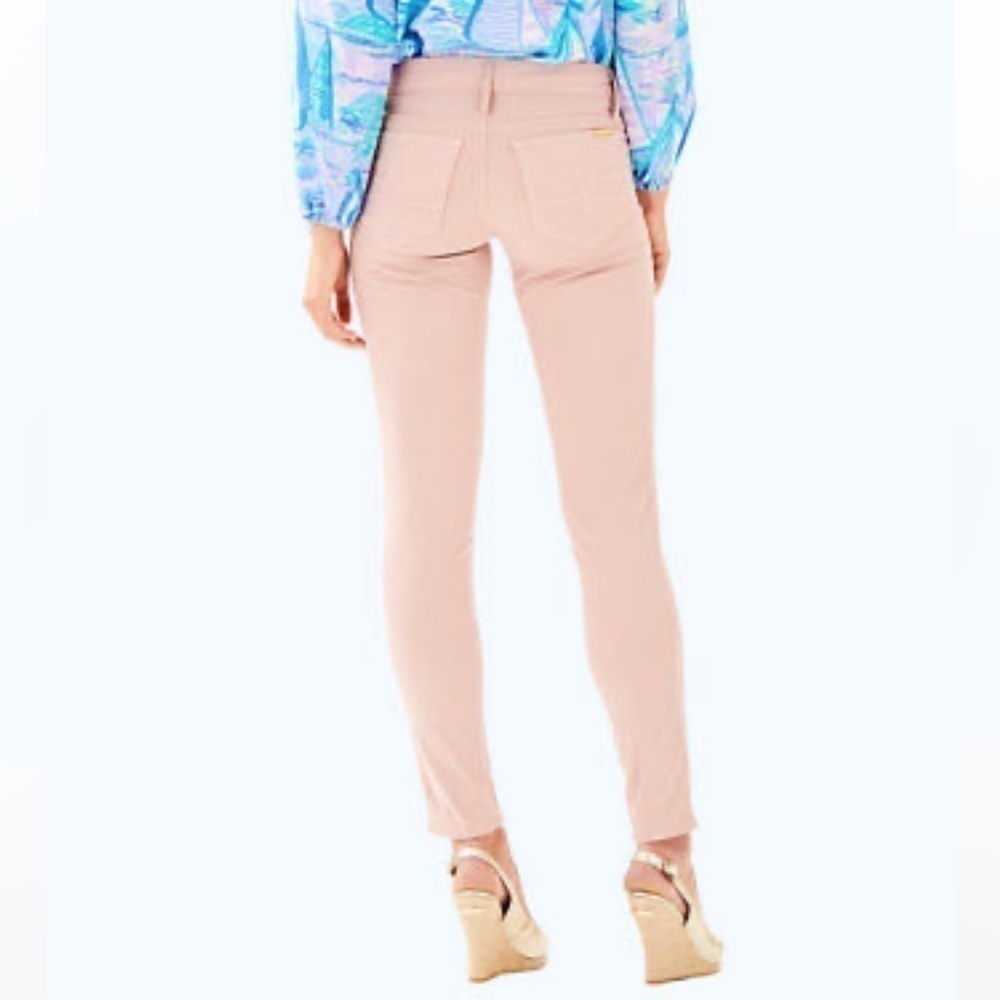 NEW Lilly Pulitzer Worth Skinny Rose Pants - Picture 7 of 16